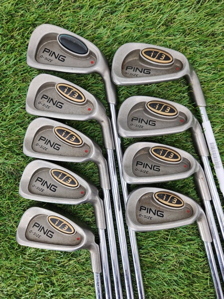2000 PING I3 OS IRON SET 2-PW STIFF TT DYNALITE S FAIR