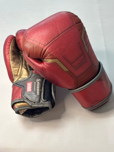 Hayabusa Marvel Hero Elite Iron Man Boxing Gloves 16oz (Used)