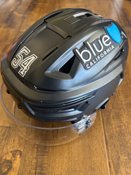 *RARE* Pro Stock LA Kings / Ontario Reign Medium Bauer Re-Akt 155 Helmet (Used) - Matte Black