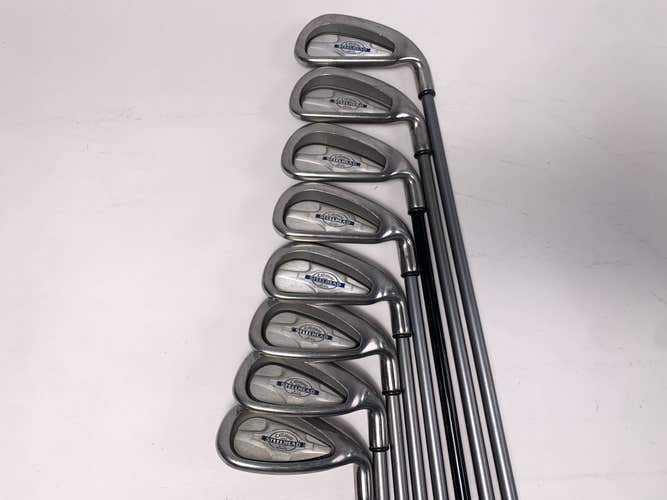 Callaway X-14 Iron Set 3-PW Steelhead X-14 Gems Firm Graphite Mens RH
