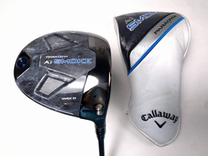 Callaway Paradym Ai Smoke Max D Driver 10.5* Tensei K Blue Xlink Tech Reg RH HC