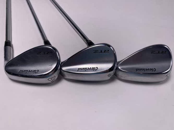 Cleveland RTZ Tour Satin Wedge Set 50* 10 | 54* 10 | 58* 10 DG Tour Issue RH