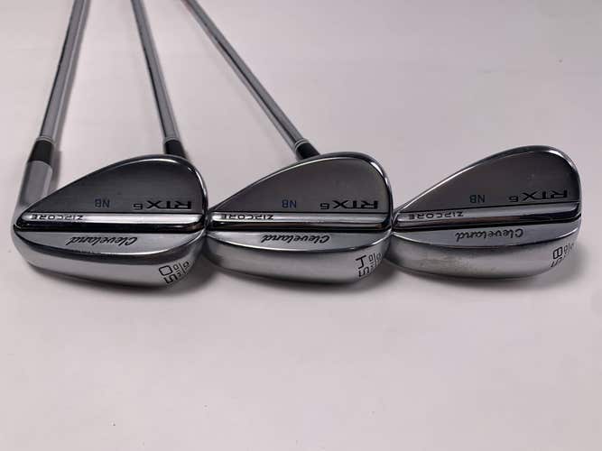 Cleveland RTX 6 ZipCore Tour Satin Wedge Set 50* 10 | 54* 10 | 58* 10 Modus 3 RH