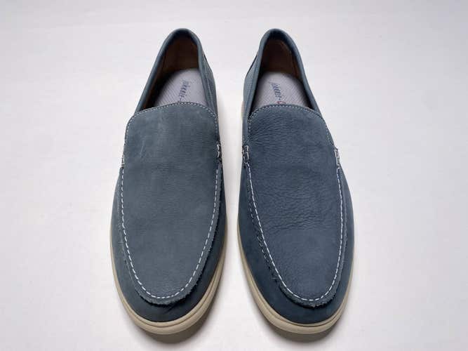 Johnnie-O Malibu Suede Slip-On Shoes Blue Men's SZ 11.5 (M29719)