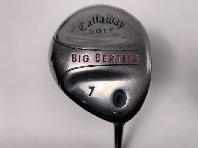 Callaway Big Bertha 2004 7 Fairway Wood 21* RCH 75w Senior Graphite Mens RH