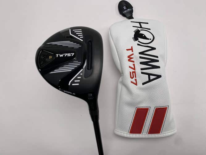 Honma TW757 3 Fairway Wood 15* Vizard TW757 50g Stiff Graphite Mens RH HC
