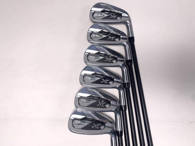 XXIO X 2022 Iron Set 5-PW Miyazaki AX-II Flex 4334 Stiff Graphite Mens RH