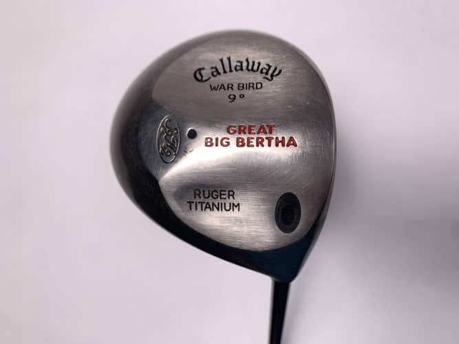 Callaway Original Great Big Bertha Driver 9* RCH Pro Series Stiff Mens RH
