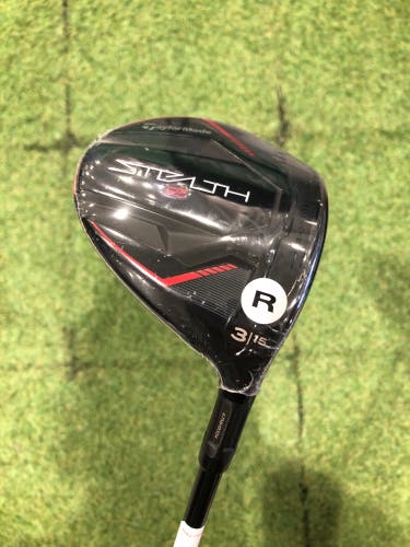 Men's TaylorMade Stealth 2 Fairway 3 Wood - Fujikura Ventus Red Shaft (New)