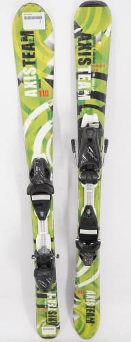 Axis Team Synflex Kids Skis with Bindings - 110 cm Used