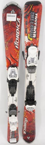 Nordica Hotrod J Kids Skis with Bindings - 100 cm Used