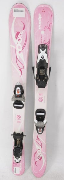 Alpina Zoom Kids Skis with Bindings - 100 cm Used
