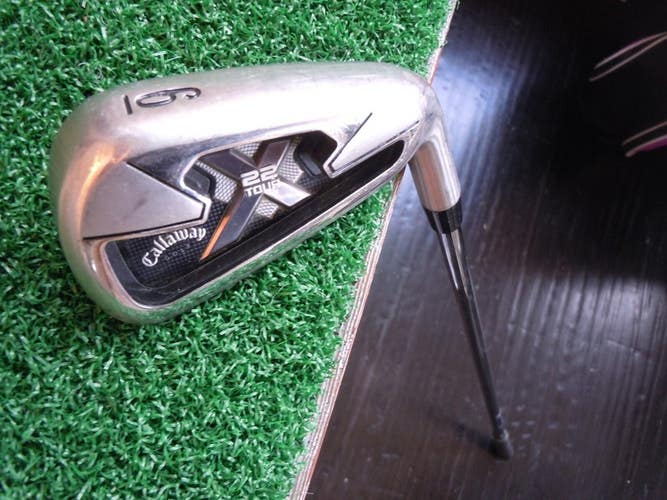 Callaway X-22 TOUR 6-Iron w/ Rifle Project X 6.0 Precision Stiff Flex Shaft