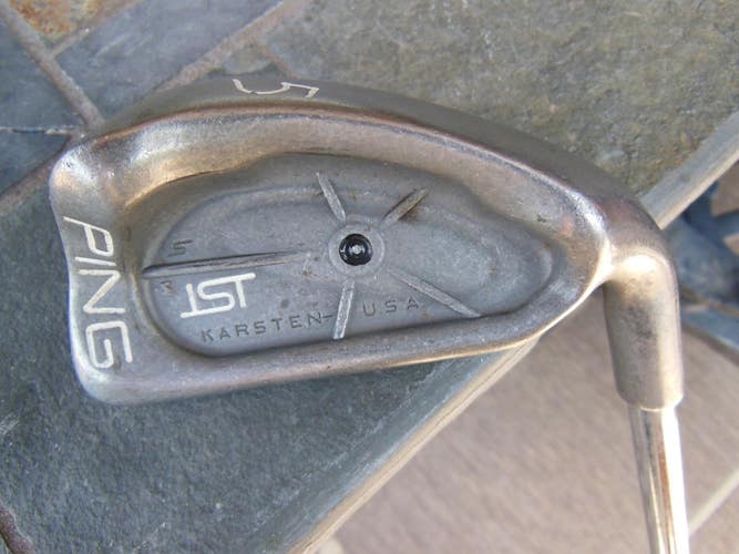 Ping ISI 5 iron Black Dot Cushin Z-Z65 steel shaft Stiff flex