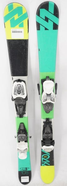 Volkl Step Twin Tip Kids Skis with Bindings - 108 cm Used
