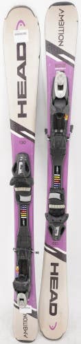 Head Ambition Adult Skis with Bindings - 130 cm Used