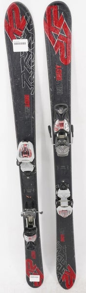 K2 Indy Junior Skis with Bindings - 124 cm Used