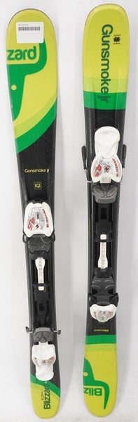 Blizzard Gunsmoke Jr. Twin Tip Kids Skis with Bindings - 109 cm Used