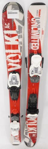 Volkl Unlimited AC Kids Skis with Bindings - 100 cm Used