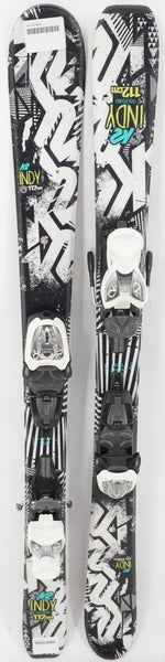 K2 Indy Kids Skis with Bindings - 112 cm Used