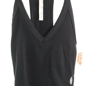 Free People Movement Women's All Clear V Neck Cami Black Size XL NWT