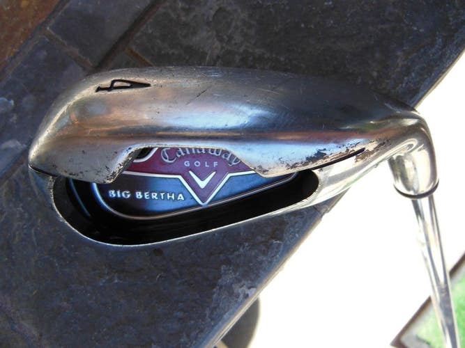 Callaway Big Bertha 2006 4 iron CG Precision Steel shaft Uniflex