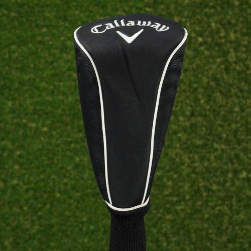 CALLAWAY DRIVER HEADCOVER BLACK / WHITE ~ LOOK!!