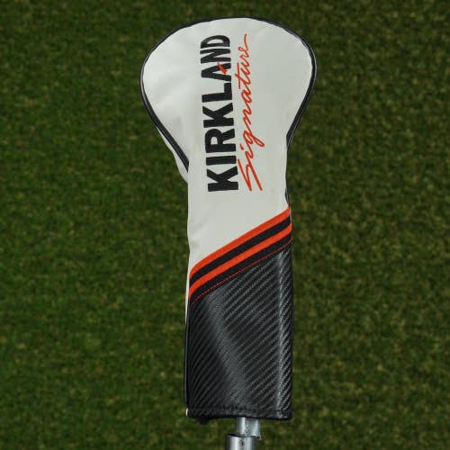 KIRKLAND SIGNATURE DRIVER HEADCOVER WHITE / BLACK / RED