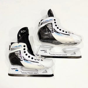 True SVH Custom Two Piece (Pro Stock) Goalie Skates - White - Size 6R