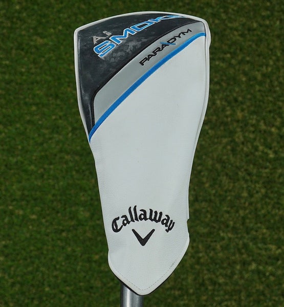 CALLAWAY AI SMOKE PARADYM DRIVER HEADCOVER WHITE / BLACK / BLUE