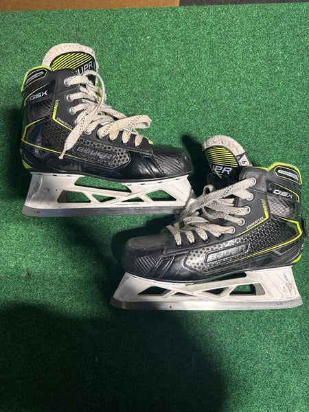 Senior Bauer GSX Hockey Goalie Skates (Regular) Size 9 (Used)