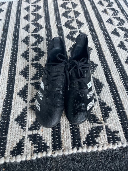 Black Unisex 3.5Y (Big Kids / Youth) Youth Adidas Molded Cleats Cleats (Used)