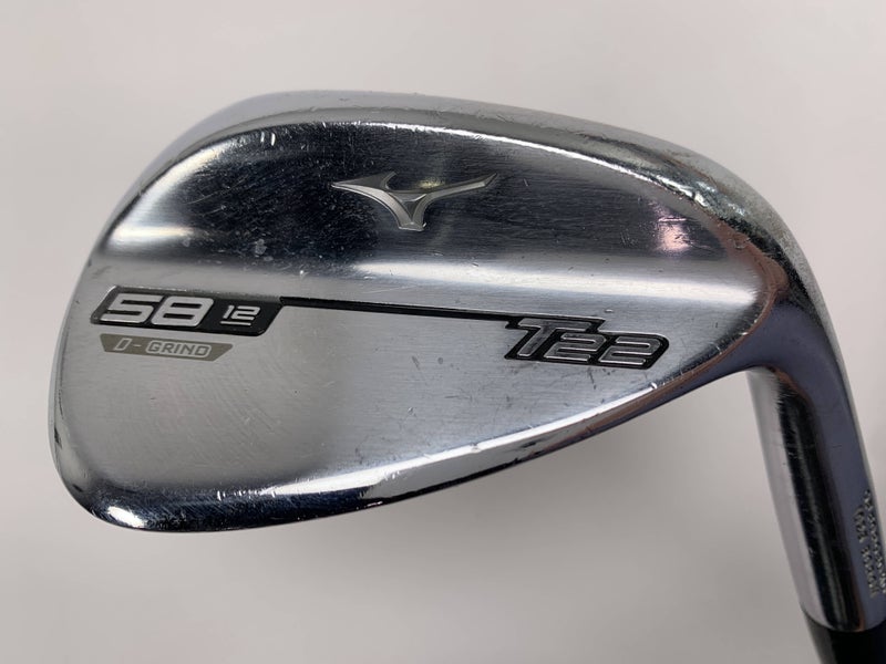 Mizuno T22 Satin Chrome Wedge 58* 12 Dynamic Gold S400 Tour Issue Wedge RH