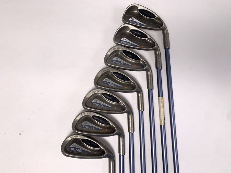Ping G2 Ladies Iron Set 4-PW+SW Orange Dot TFC100 Ladies Graphite RH-No 6 Iron