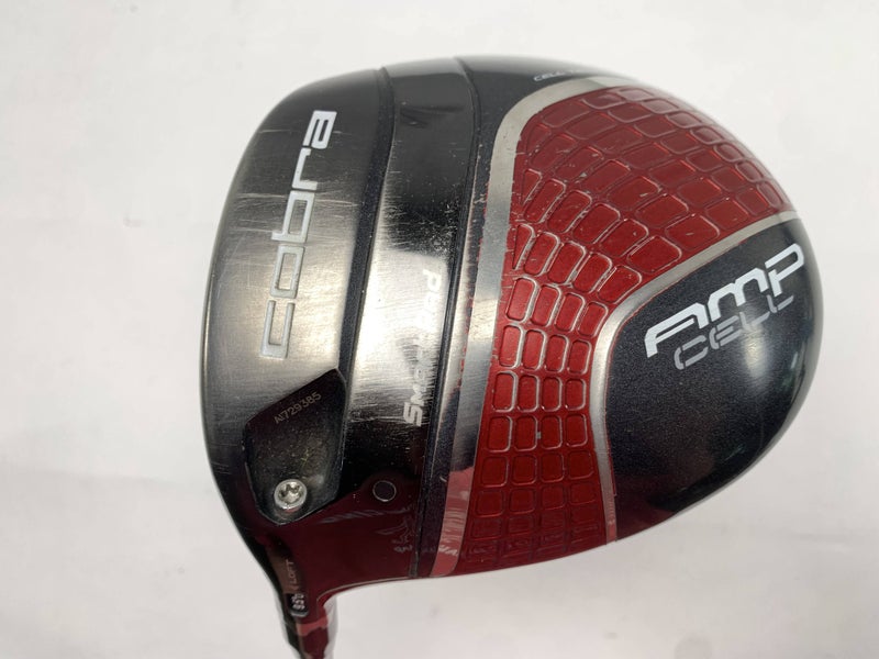Cobra AMP Cell Red Driver 9.5* Fujikura Fuel 60g Stiff Graphite Mens LH