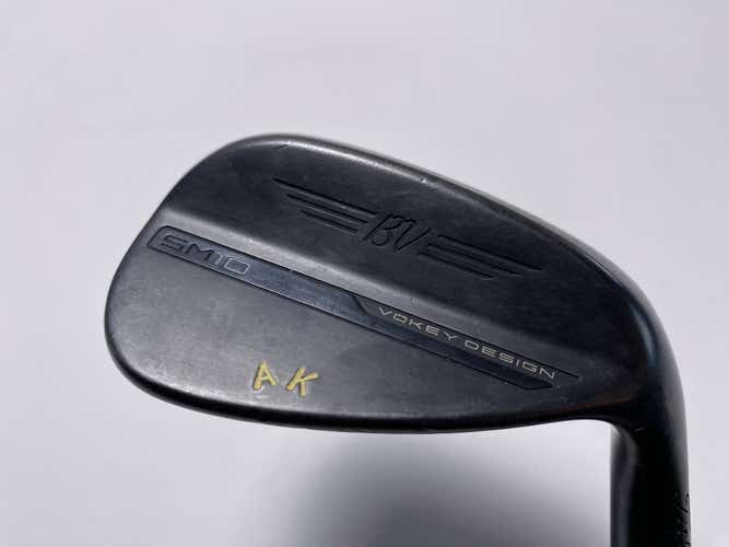 Titleist Vokey SM10 Jet Black Gap Wedge GW 52* 8 F-Grind Project X Wedge Mens RH