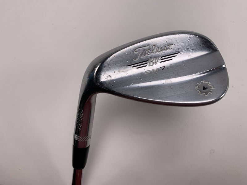 Titleist Vokey SM7 Tour Chrome Gap Wedge GW 52* 8 F-Grind Wedge Steel Mens RH