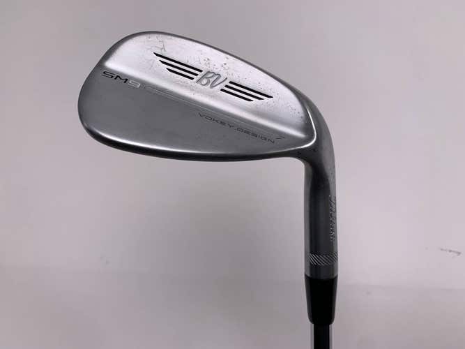Titleist Vokey SM9 Tour Chrome Gap Wedge GW 52* 8 Bounce F-Grind Wedge Mens RH