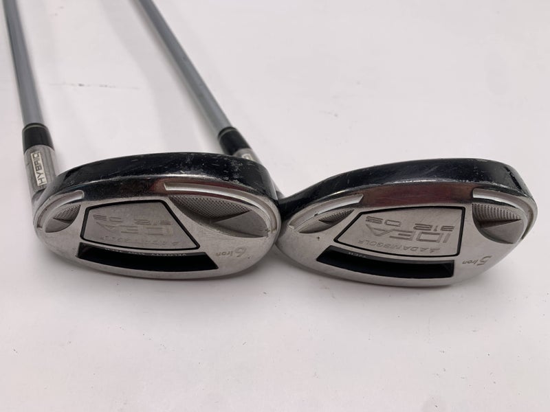 Adams Idea A12 OS 5 & 6 Hybrid Set 25* 28* Grafalloy Ultralite 50g Ladies RH