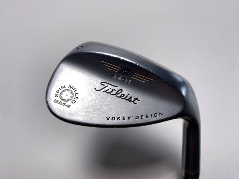 Titleist Vokey Spin Milled SM4 Chrome Sand Wedge SW 54* 11 DG S200 Wedge Mens RH