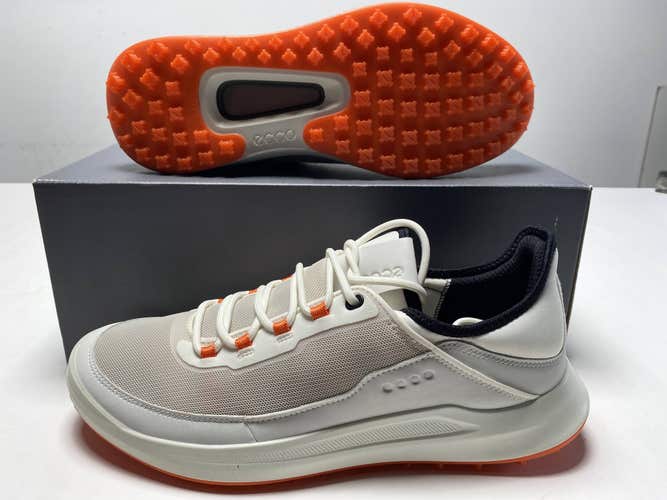 ECCO Core Golf Shoes White Calendula Men's SZ 8-8.5 (100814 60234)