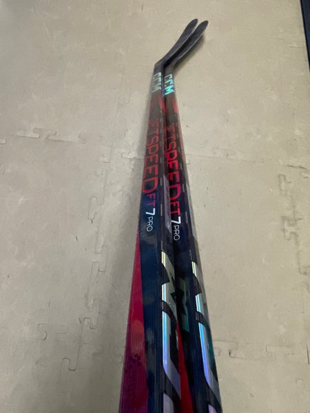 Intermediate CCM Jetspeed FT7 Pro Left Hand Hockey Stick P88 (New) - 2 pack bundle