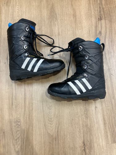 Size M 9.5 (W 10.5) Adidas Jake Blauvet Snowboard Boots (Used)