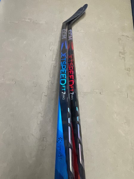 Intermediate CCM Jetspeed FT7 Pro Right Hand Hockey Stick P28 (New) - 2 pack bundle