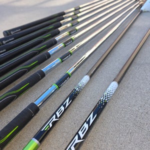 Men's TaylorMade Rbz Rt-Hand. Clubs, 1" extra shaft length, Full 10 Pc Set (Used)