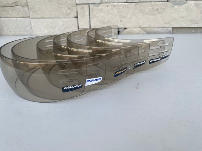 USED Bauer Pro Stock Tinted Short Cut Visor 2.75" 9288
