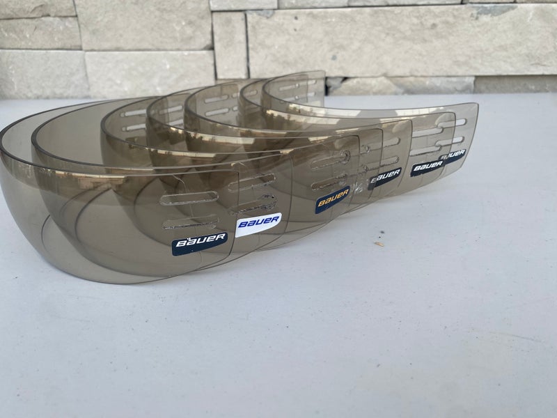 USED Bauer Pro Stock Tinted Short Cut Visor 2.75" 9288