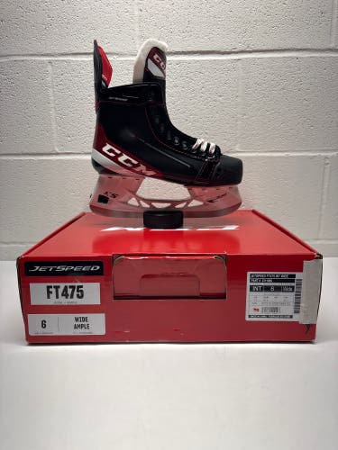 2021 CCM JetSpeed FT475 Hockey Skates Wide Width 6 (New)