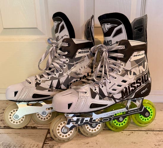 Mission Inhaler WM03 Inline Skates Wide Width Size 7.5 (New)