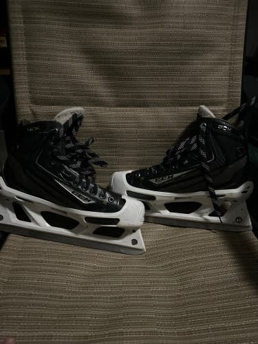 2016 CCM RibCor 50K Hockey Goalie Skates Regular Width 8 (Used)